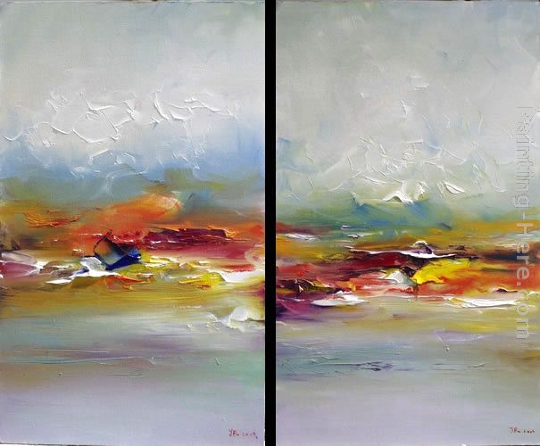 Ioan Popei Abstract Diptych